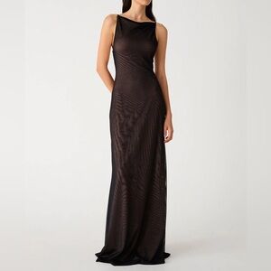 MISHA Nina Mesh Maxi Dress